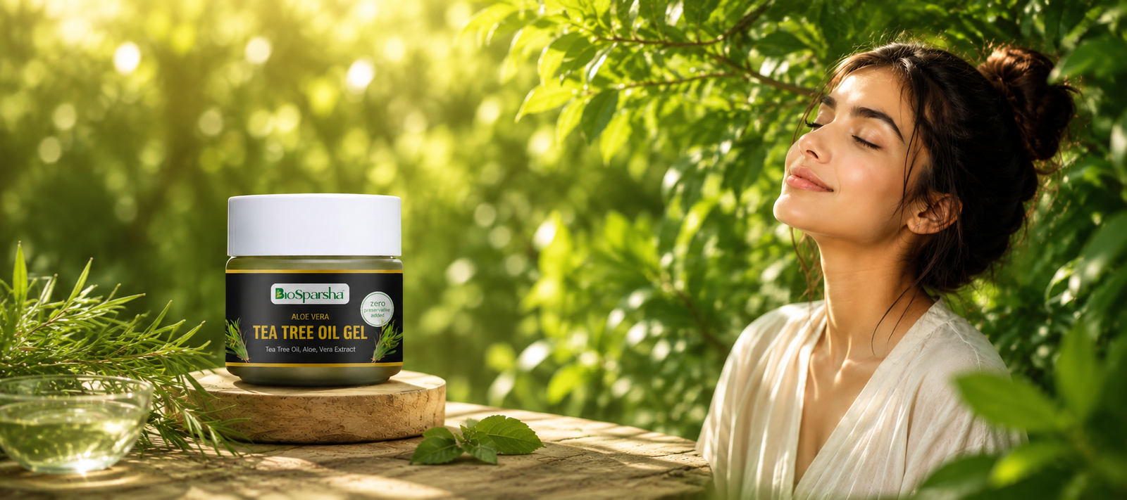 aloe vera gel plus tea tree oil