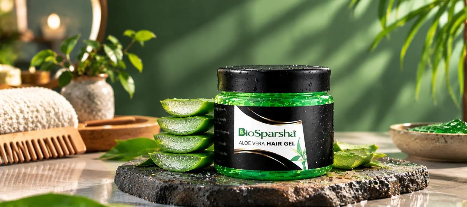 natural aloe vera hair gel